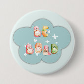 かわいいボタン | 大胆に 缶バッジ (正面)