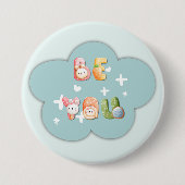 かわいいボタン | 自分らしく 缶バッジ (正面)