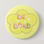 かわいいボタン | Be はっきりした 缶バッジ (正面)