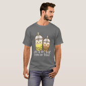 かわいいボバティーアパレル彼女を愛する女の子 Tシャツ (正面フル)