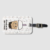 かわいいボバブルティープンラゲッジタグ ラゲッジタグ (正面横)