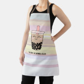 かわいいボバミルクティープンオールオーバープリントエプロン エプロン (インサイチュ)