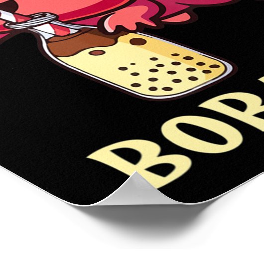 かわいいボバロトルアクソロトルボバティーバブルミルアニメ ポスター (角)