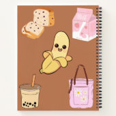 かわいいボバ飲み物💗🤎🥛🍪 ノートブック (裏面)