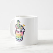 かわいいボバ コーヒーマグカップ (正面左)