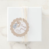 かわいいボホオベビーバニーありがとう フェイバータグ (インサイチュ)