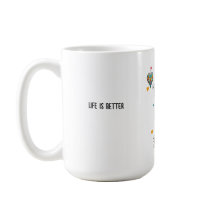 かわいいボホカラフルフローラ猫