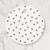 かわいいボホサファリ動物ベビシャワーありがとう フェイバータグ (裏面)