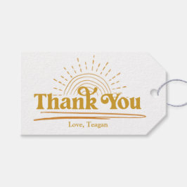 かわいいボホサンありがとう ギフトタグ