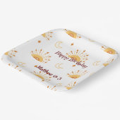 かわいいボホシアルシームレスパターン子供の誕生日 ペーパープレート (傾斜あり)