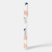 かわいいボホシックなピンクの花柄 Case-Mate iPhoneケース (裏面 / 右)