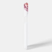 かわいいボホシックな水色ピンクの牡丹パーソナライズされた Case-Mate iPhoneケース (裏面 / 右)