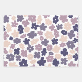 かわいいボホデイジーミックスnマッチ赤ちゃんシャワー ラッピングペーパーシート (正面)