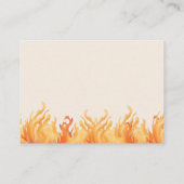 かわいいボホドラゴン卵の本ベビーリクエストカード エンクロージャーカード (裏面)