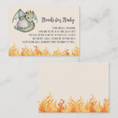 かわいいボホドラゴン卵の本ベビーリクエストカード エンクロージャーカード (正面/裏面)