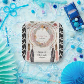 かわいいボホドリームキャッチャー赤ちゃんシャワーパーティー ペーパープレート (パーティー)