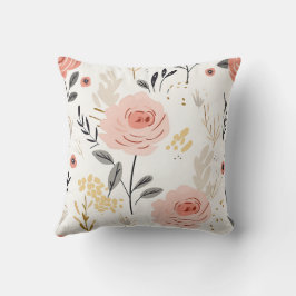 かわいいボホバラパターン クッション