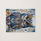 かわいいボホフクロウ ジグソーパズル (横)