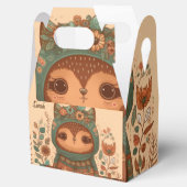 かわいいボホフローラフクロウカスタムル フェイバーボックス (オープン)