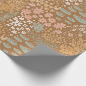 かわいいボホフローラ ラッピングペーパー (角)