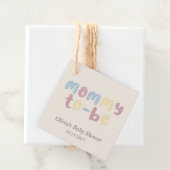 かわいいボホママ赤ちゃんシャワー フェイバータグ (インサイチュ)