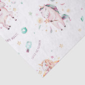 かわいいボホユニコーンフローラバルーン赤ちゃんシャワー 薄葉紙 (詳細)