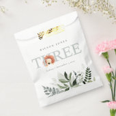 かわいいボホライオンの葉3rd赤ちゃんシャワー フェイバーバッグ (封をした状態)