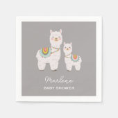 かわいいボホラマの赤ちゃんシャワー スタンダードカクテルナプキン (正面)