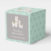 かわいいボホラマの赤ちゃんシャワー フェイバーボックス (正面サイド)