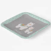 かわいいボホラマの赤ちゃんシャワー ペーパープレート (傾斜あり)