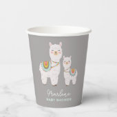 かわいいボホラマの赤ちゃんシャワー 紙コップ (裏面)