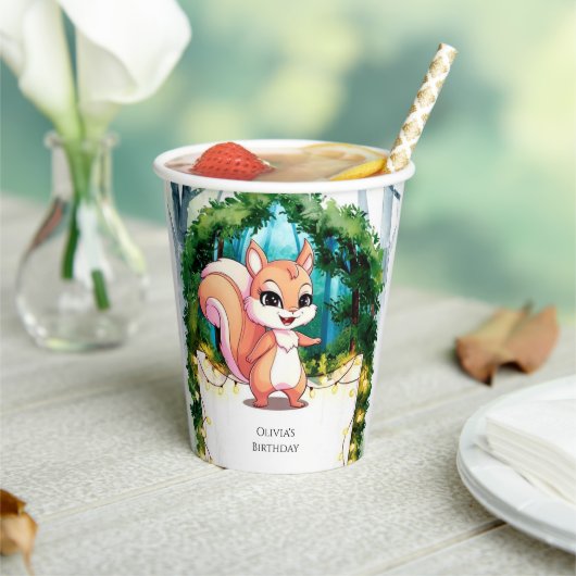 かわいいボホリス誕生日 紙コップ (インサイチュ)