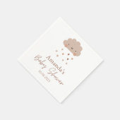 かわいいボホレインクラウドベビーシャワー スタンダードカクテルナプキン (角)