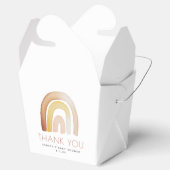 かわいいボホレインボーありがとう赤ちゃんシャワー フェイバーボックス (オープン)