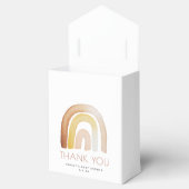 かわいいボホレインボーありがとう赤ちゃんシャワー フェイバーボックス (オープン)
