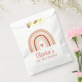 かわいいボホレインボーガールズファースト誕生日 フェイバーバッグ (封をした状態)