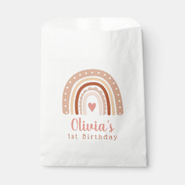 かわいいボホレインボーガールズファースト誕生日 フェイバーバッグ