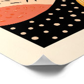 かわいいボホレトロサン転がズヒルズ ポスター (角)