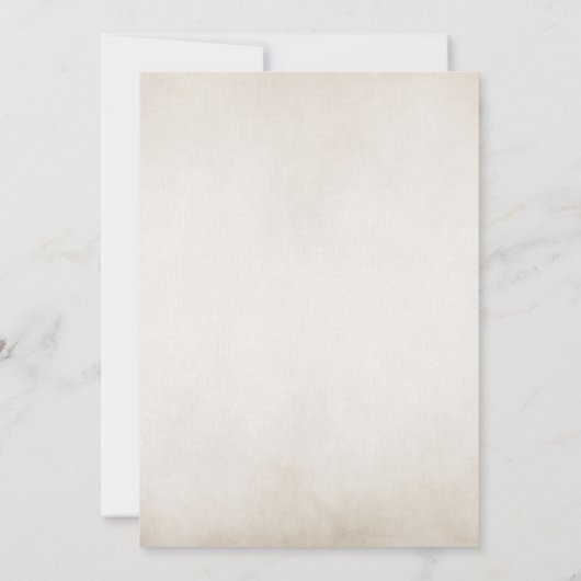 かわいいボホー行こう不気味ハローウィンパーティ 招待状 (裏面)