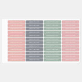 かわいいボホ新学期アイロン着こなしキッズ ラベル (シート)