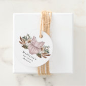 かわいいボホ服女の子のお願い/ギフトラベル フェイバータグ (インサイチュ)