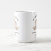 かわいいボホ祖母ちゃん妊娠告知マグカップ コーヒーマグカップ (中央)