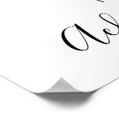 かわいいボホ結婚ヘアースタイル美容師フローラ ポスター (角)