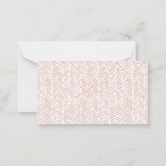 かわいいボホ虹の恋ハート本の赤ちゃんシャワー ノートカード (裏面)