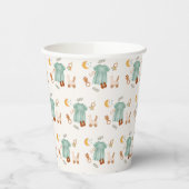 かわいいボホ赤ちゃん女の子の服パターン赤ちゃんシャワー 紙コップ (左)