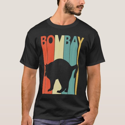 かわいいボンベイ猫 Tシャツ (正面)