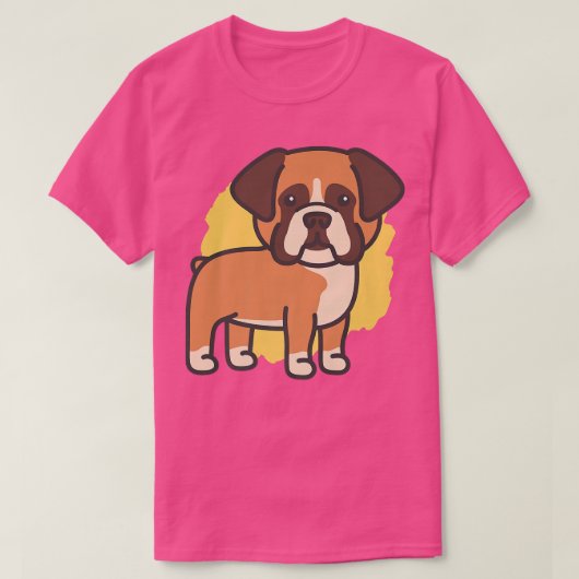 かわいいボーア犬のオーナー子犬の愛犬ママ Tシャツ (デザイン正面)