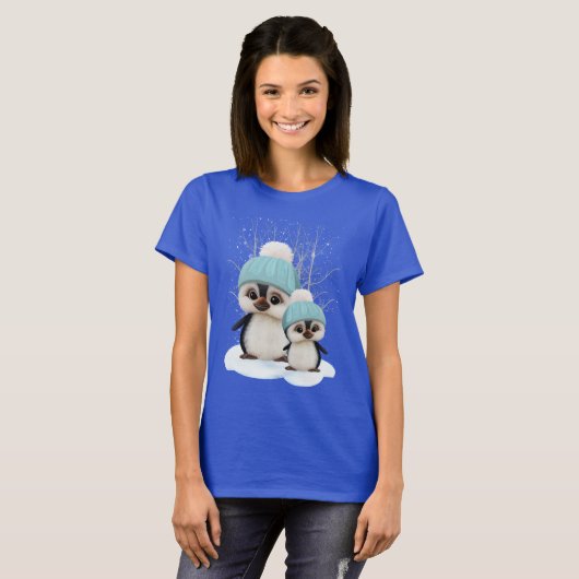 かわいいボーイペンギン Tシャツ (正面フル)