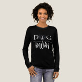 かわいいボーダーコリー 犬のママ トライブレンドTシャツ (正面全体)