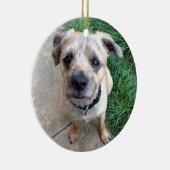 かわいいボーダーテリア セラミックオーナメント (右)